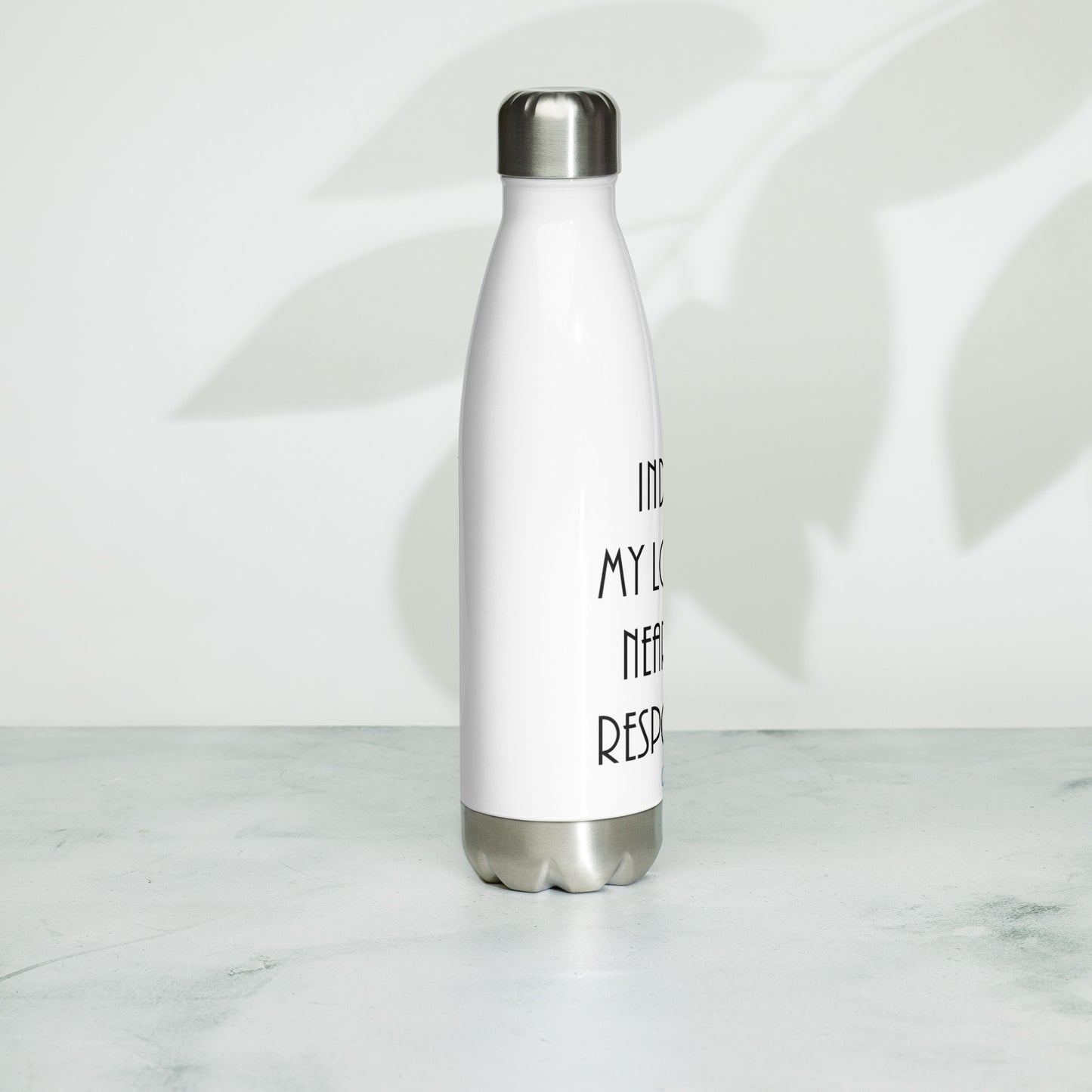 My Lord is Near Stainless Steel Water Bottle